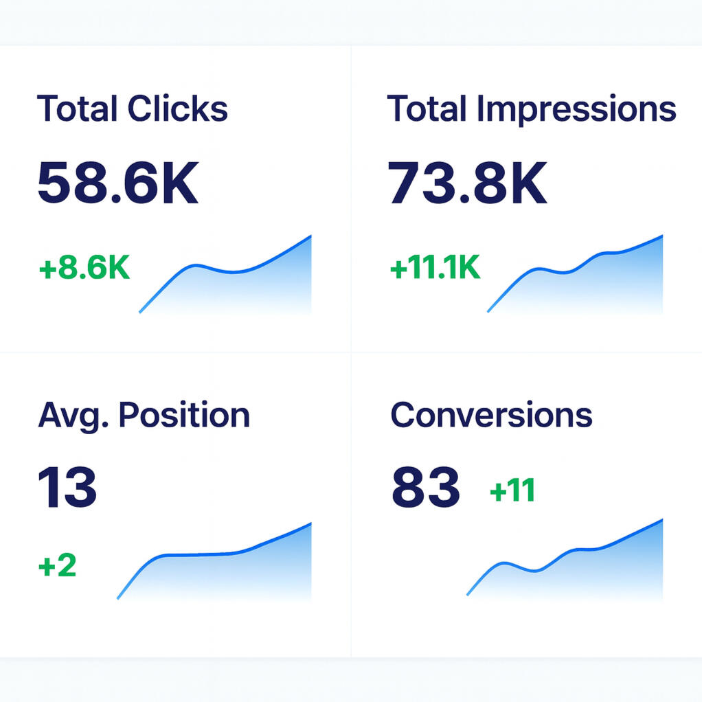 SEO Metrics Dashboard